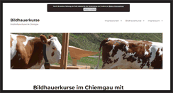 Desktop Screenshot of bildhauerkurs.com